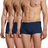 Men's Pack Of 3 Men's Navy Wear luxury boxer