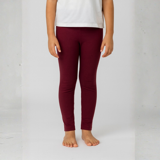 Kids Maroon Tights