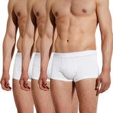 Men's Pack Of 3 Men's White Wear luxury boxer