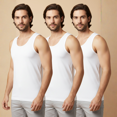 Pack of 3 Men's Mayer Gold Vest Sleeveless