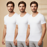 Pack of 3 Men's Cool & Cool Vest Short Sleeves