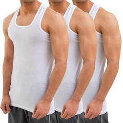 Men's Pack of 3 Mayer Smart Vest Sleeveless