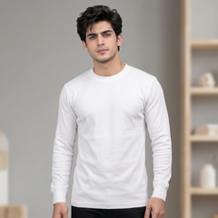 Mayer Mens Round Neck White