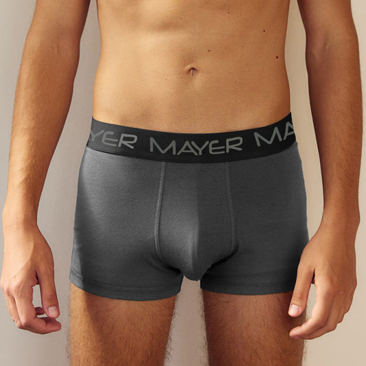 Men's Elastic Grey Boxer