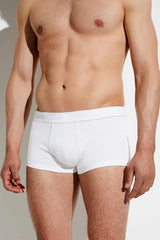Men's White Boxer