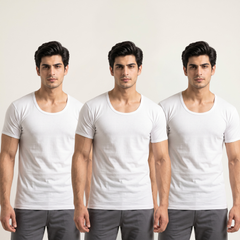 Men's Pack of 3 Mayer Luxury Vest Short Sleeves