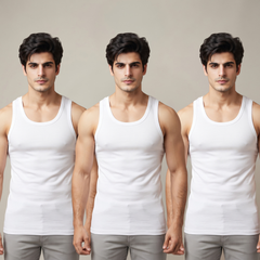 Pack of 3 Men's Mayer Summer Vest Sleeveless