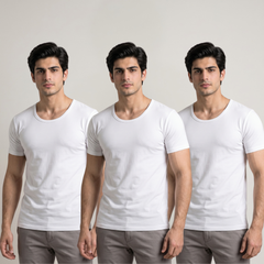 Pack of 3 Men's Mayer Summer Vest Short Sleeves