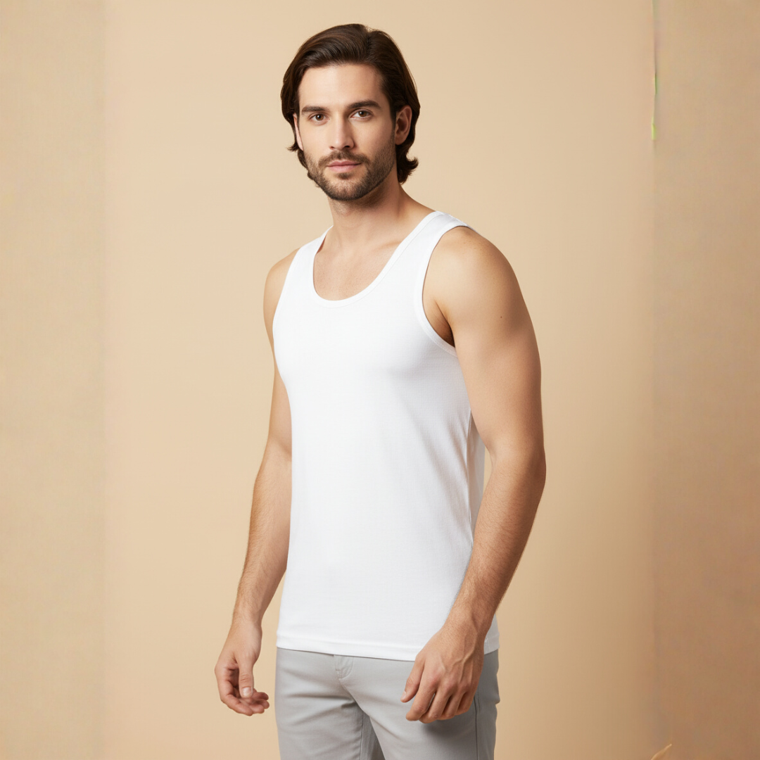 Men's Gold Vest Sleeveless