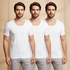 Pack of 3 Men's Mayer Gold Vest Short Sleeves