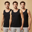 Pack of 3 Men's Black Gold Vest