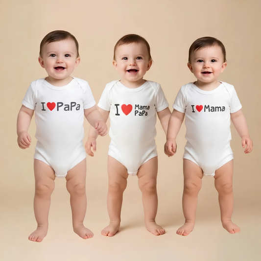 Mayer Kids White Romper – Half Sleeves (Pack of 3)