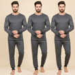 Pack of 3 Men's Charcoal Grey Warmer Set