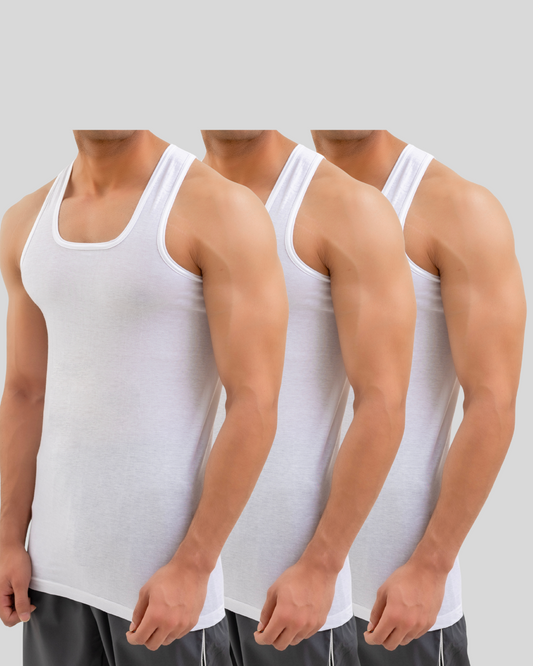 Pack of 3 Smart Vest Sleeveless