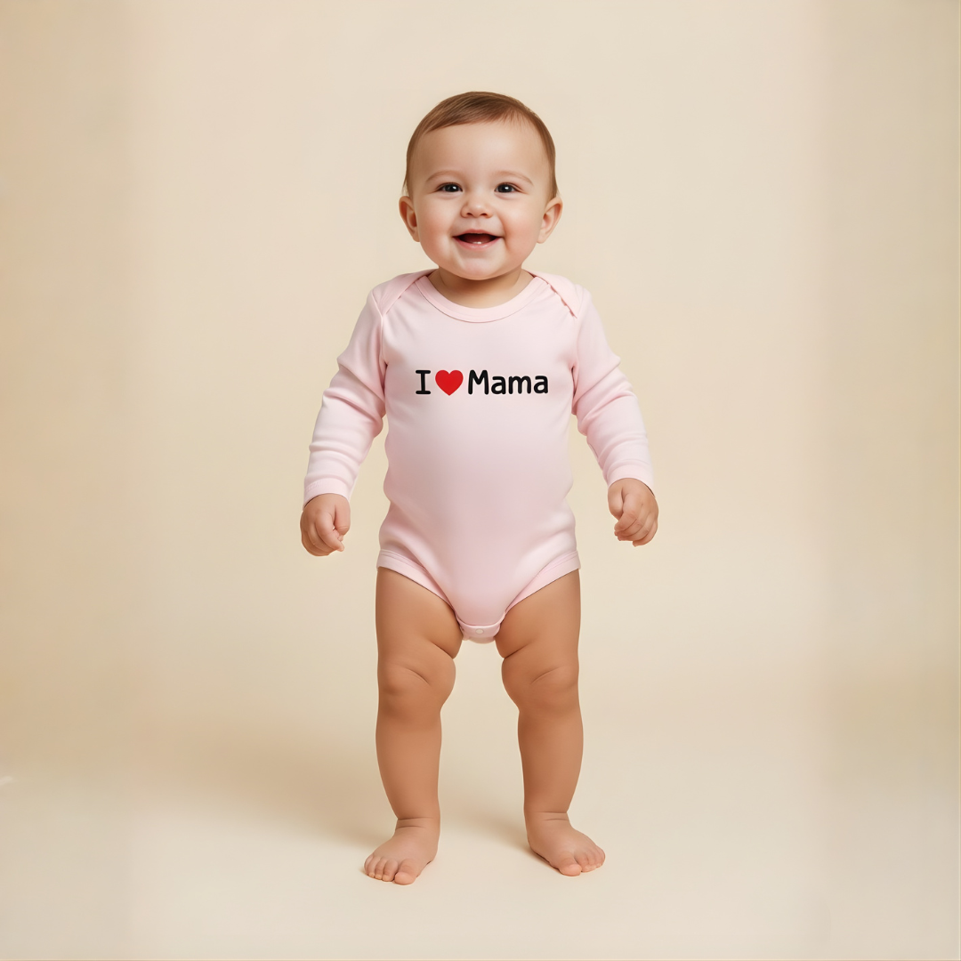Mayer Kids Pink Bodysuit Romper – I Love Mama