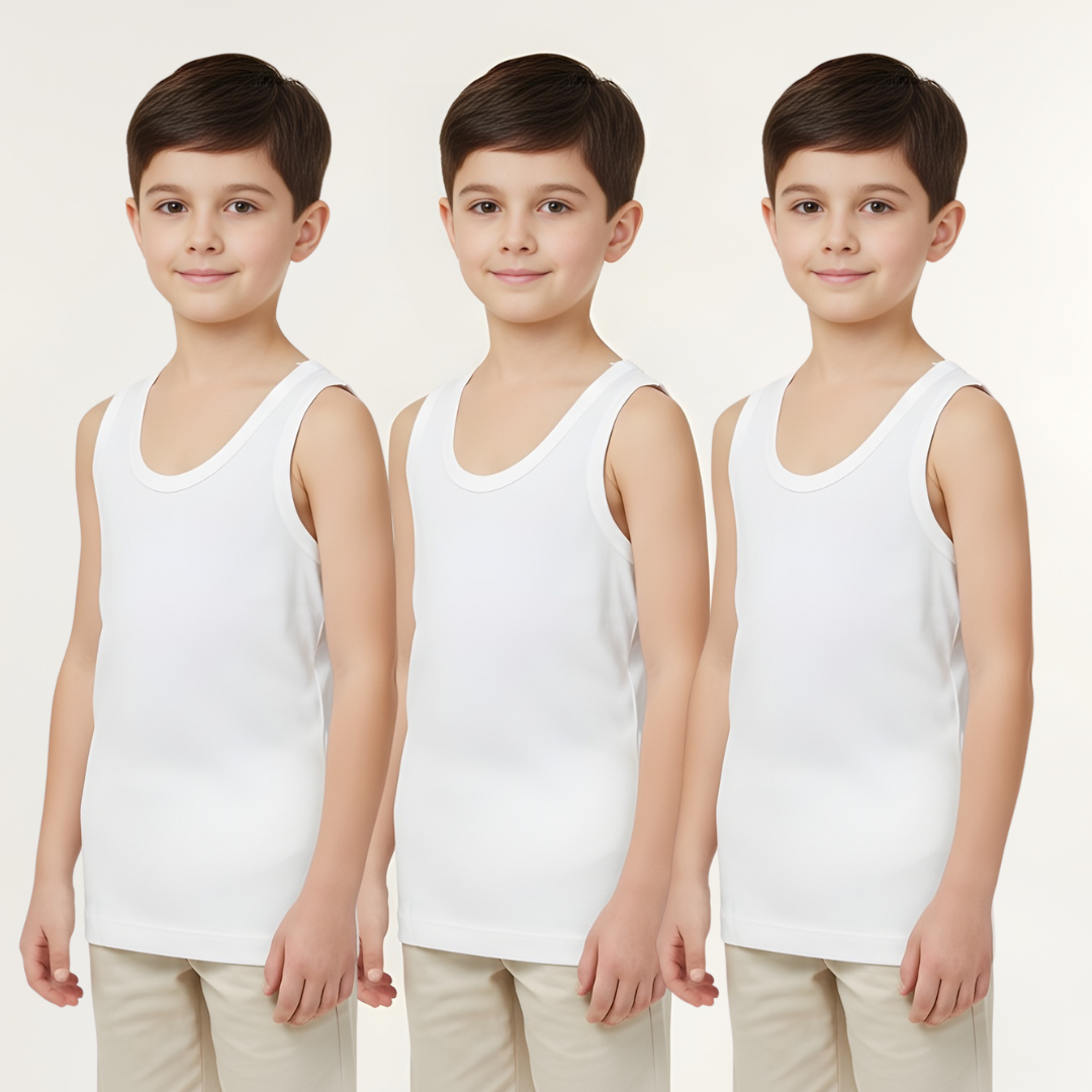 Pack of 3 Kids Cool & Cool Vest Sleeveless