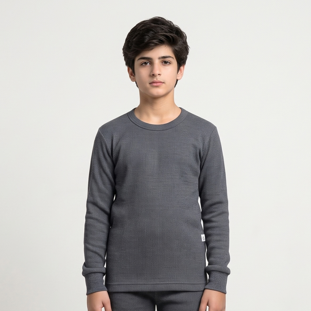 Kids Charcoal Warmer Top