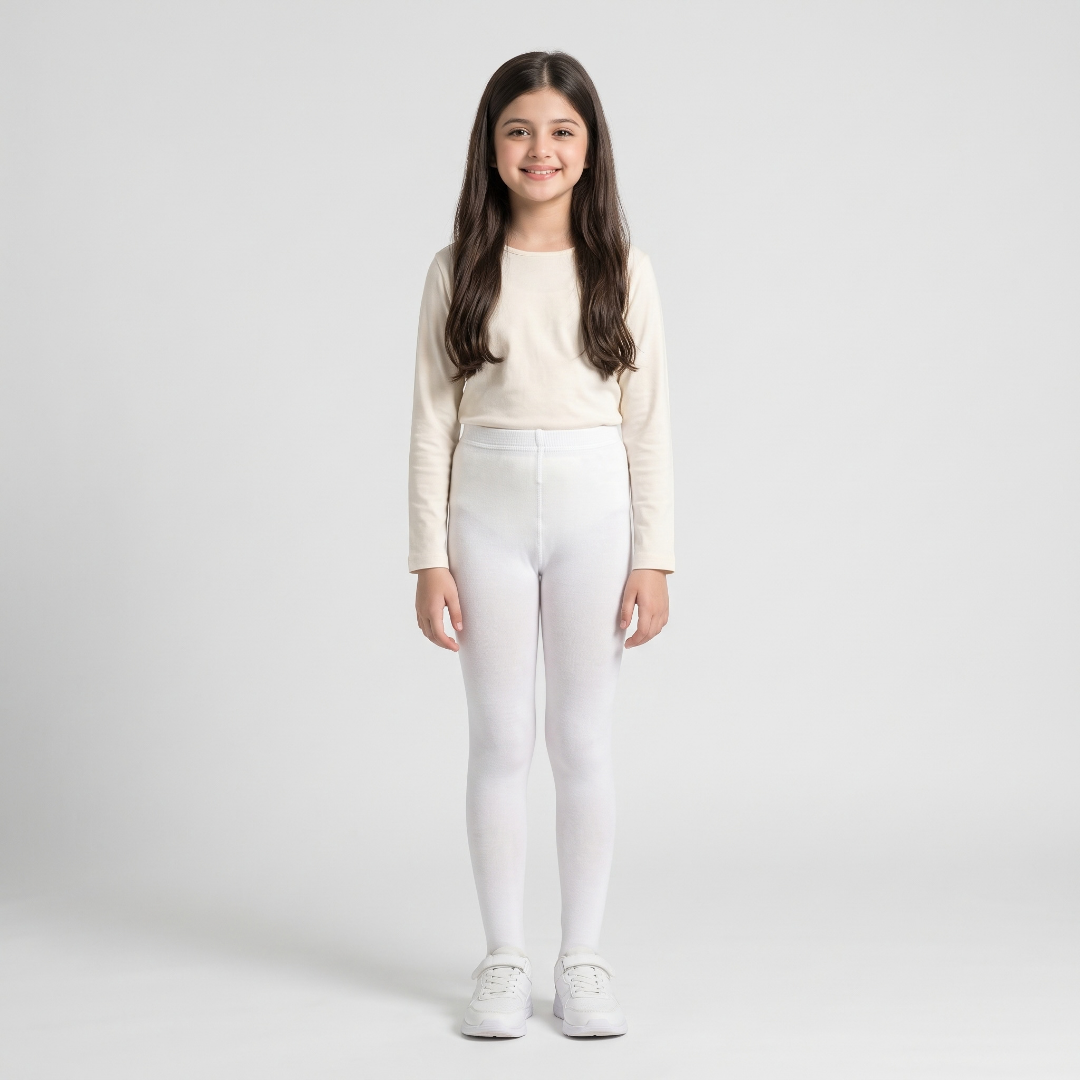 Kids White  Tights