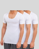 Pack of 3 Luxury Vest Short Sleeves