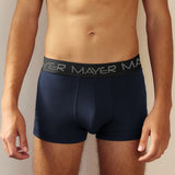 Mens Elastic Navy Boxer