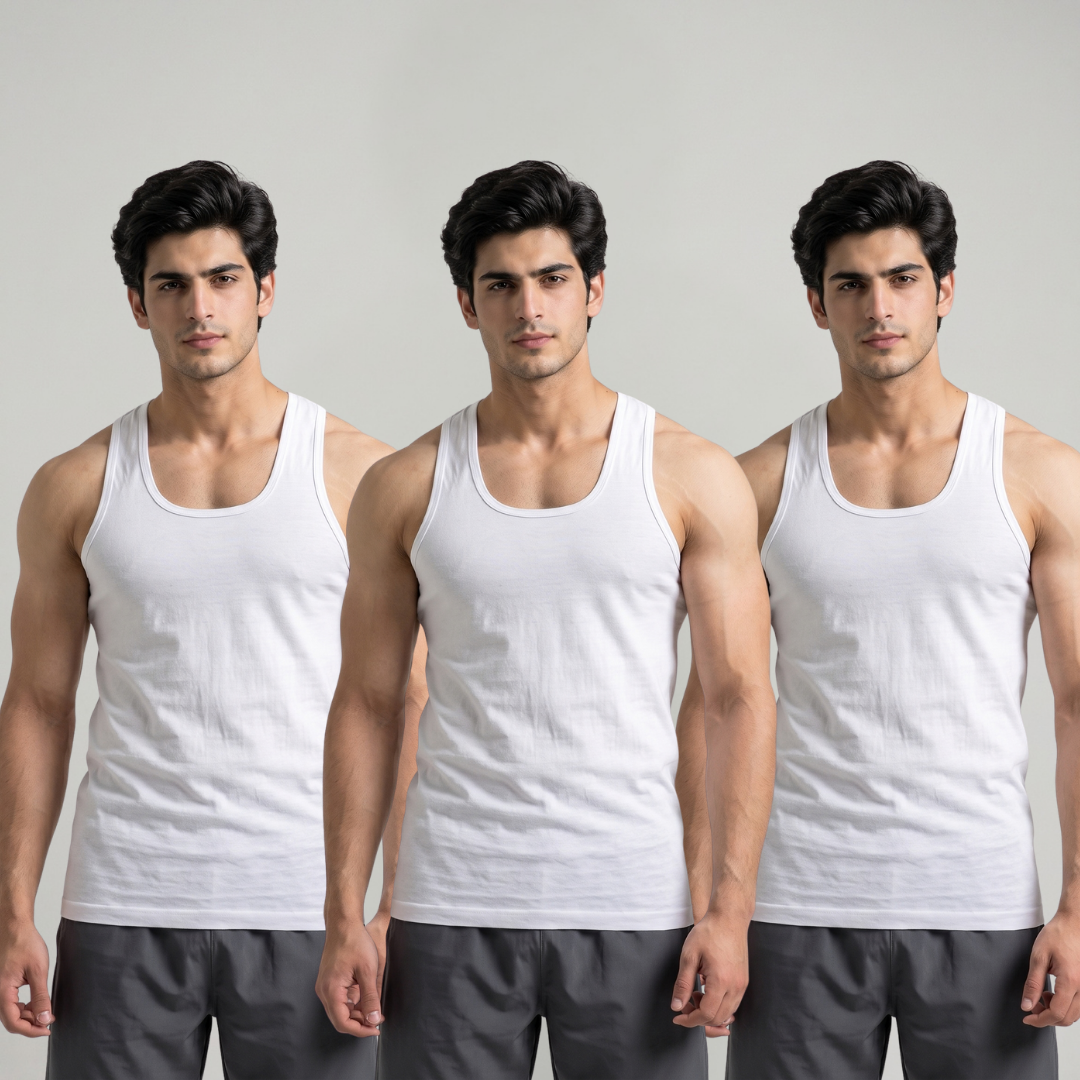 Men's Pack of 3 Mayer Smart Vest Sleeveless